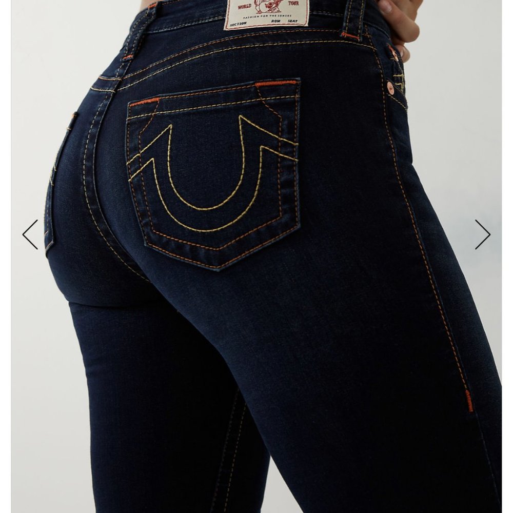 True Religion Jenny Midrise Curvy Size 31 Jeans